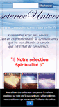 Mobile Screenshot of conscienceuniverselle.fr